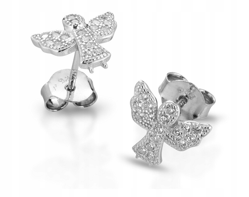DARČEKOVÉ NÁUŠNICE, STERLING SILVER 925 anjelikov