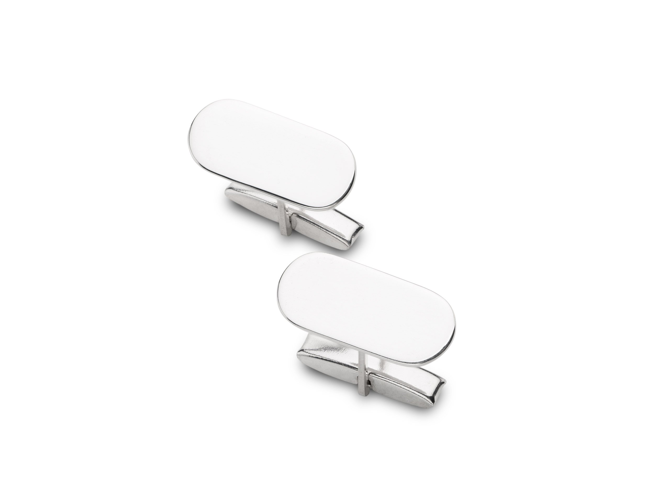 Strieborné košeľa Cufflinks +Grawer zadarmo - adeart
