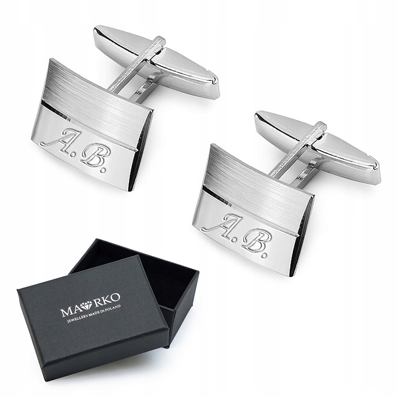 Striebro PR 925 Cufflinks pre manžety zadarmo