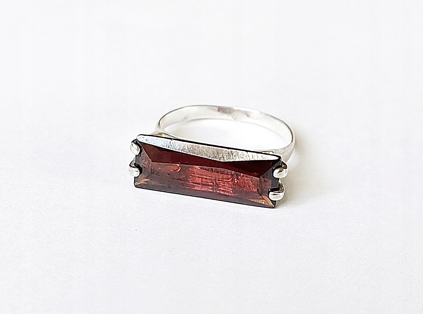 Striebro 925 Ring s ametystémom R 19