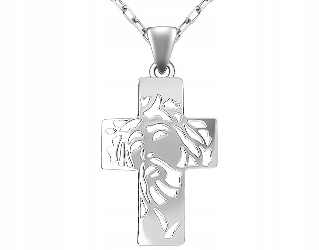 Strieborný veľký krížový kríž Cross Silver 925