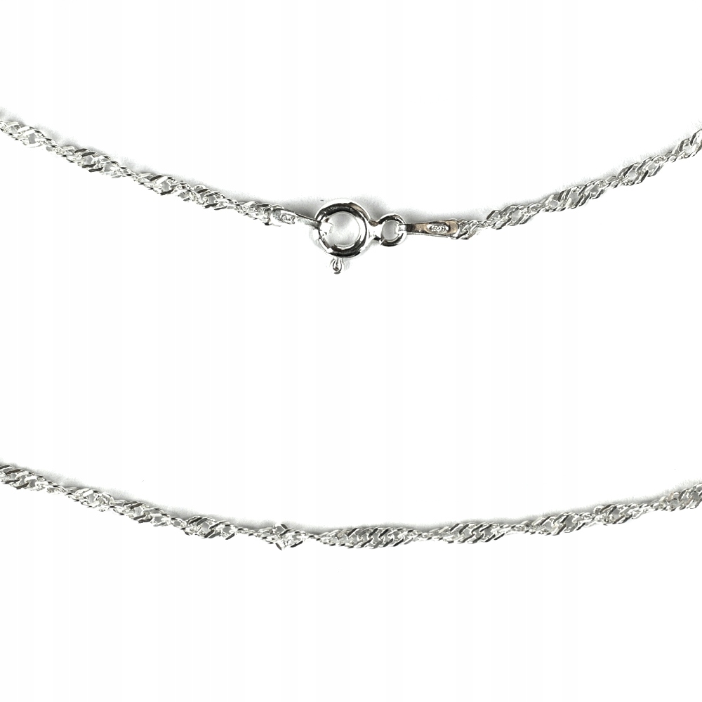 Strieborná elegantná reťaz Singapur Silver 925