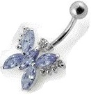 STERLING SILVER Kvapky do uší, LEVANDUĽOVÁ STRIEBRO