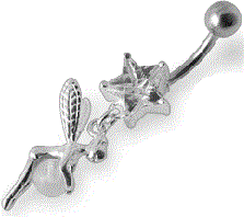 STERLING STRIEBORNÁ NÁUŠNICA (925) FAIRY STERLING SILVER