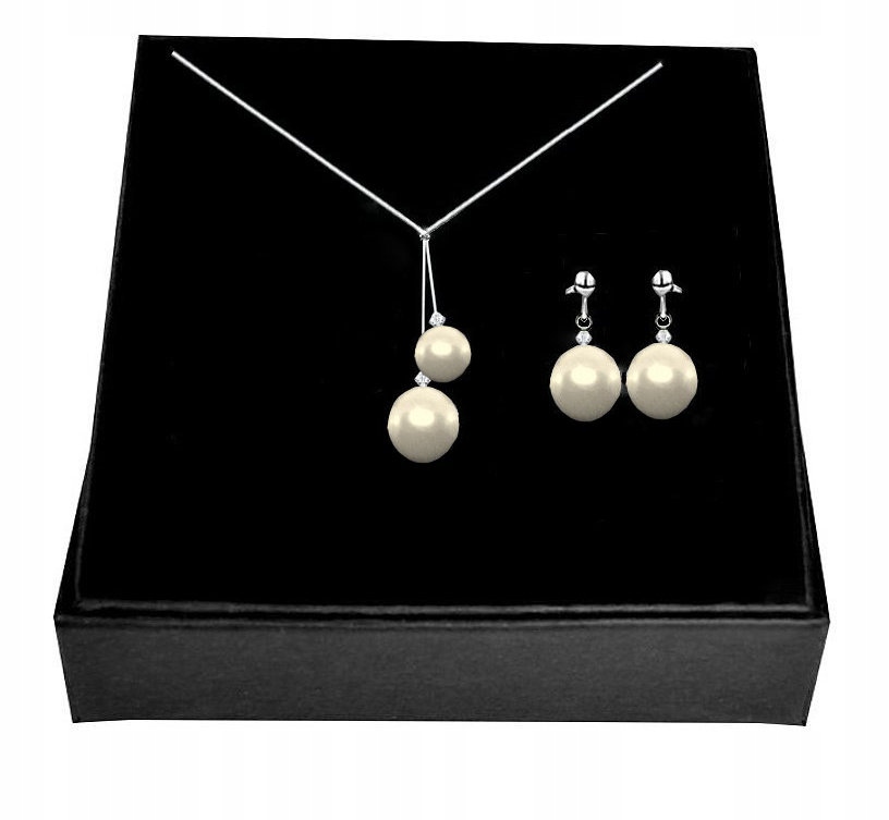 STRIEBORNÁ SWAROVSKI PERLOVÁ SADA ZADARMO