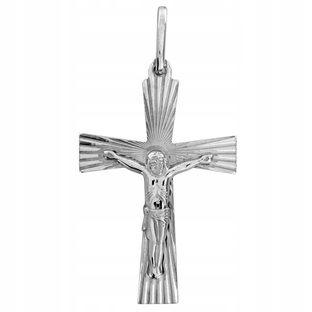 Strieborný kríž s Ježišom Diamond Pr. 925
