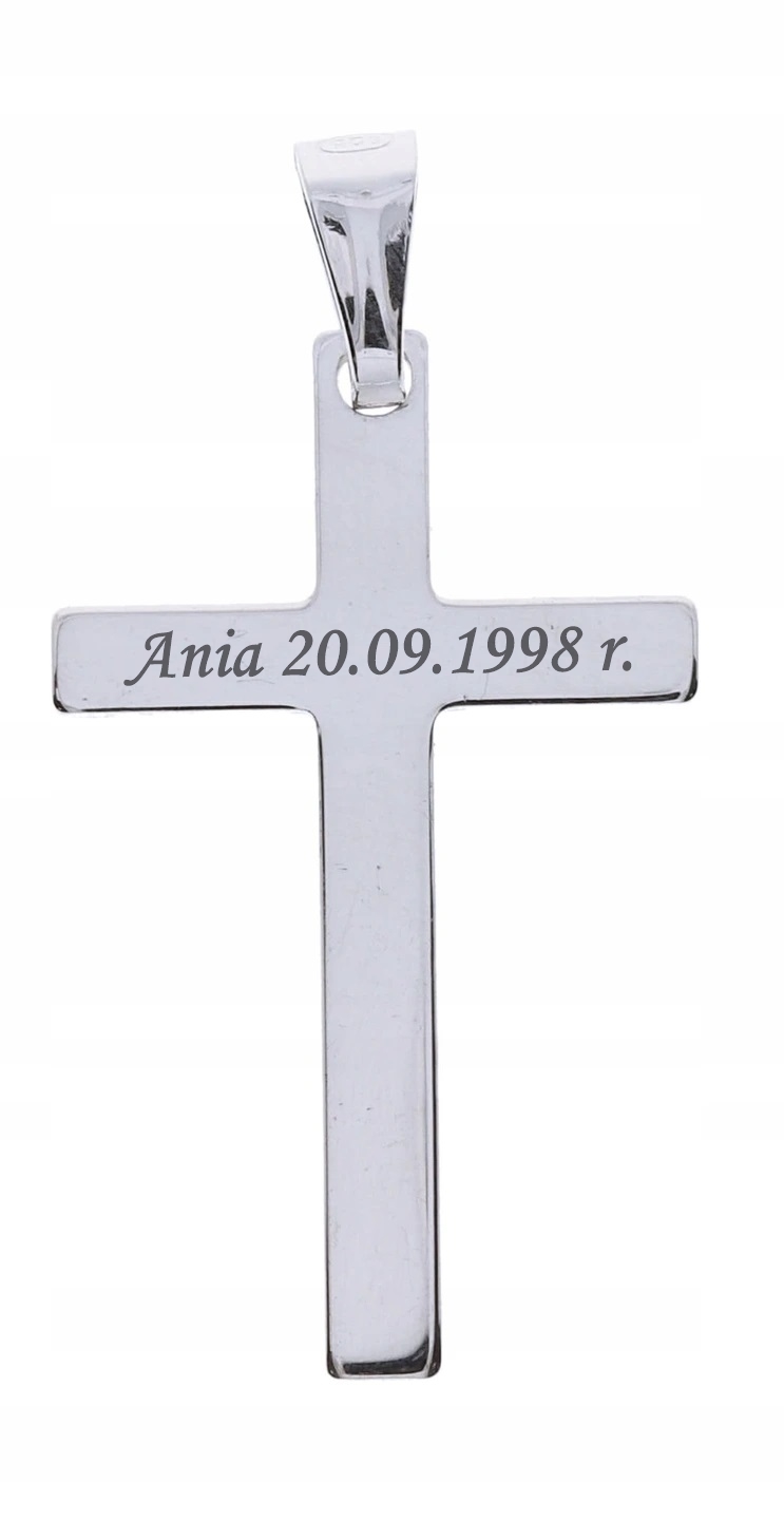 STRIEBORNÝ KRÍŽ (925) GRAVÍROVANIE ZDARMA!