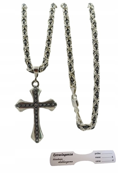 Silver Royal Chain+Exkluzívna krížová súprava