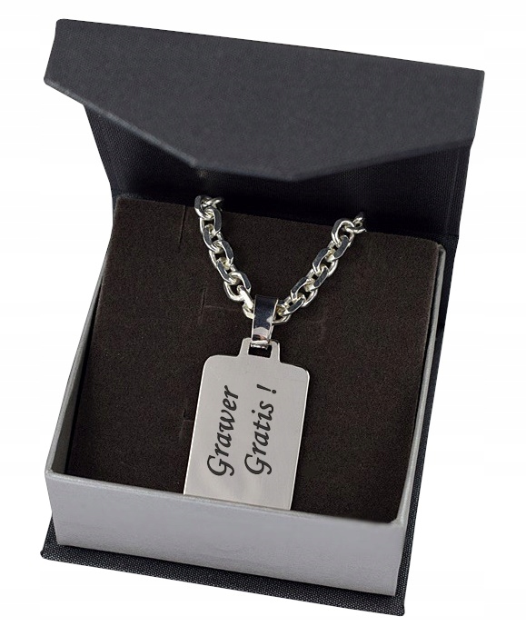 Strieborný Ankier Chain + Immortalista + gravírovanie