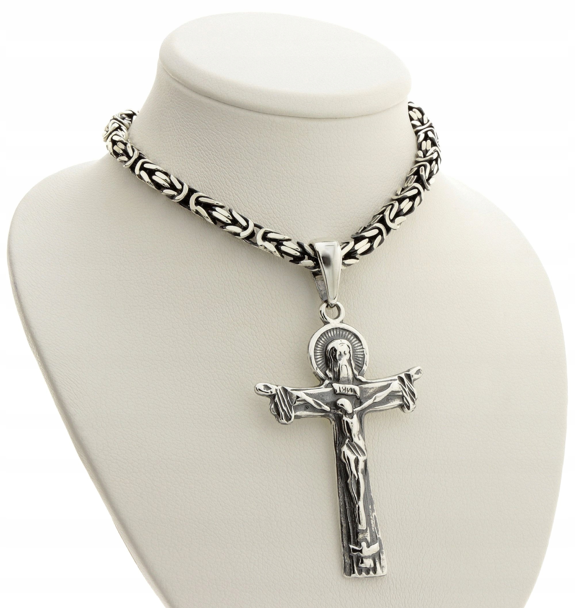 Silver Royal Chain-60 cm-925 s krížom