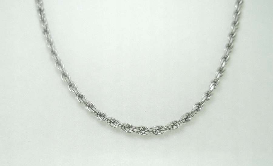 Strieborný reťazec Braid 45 cm