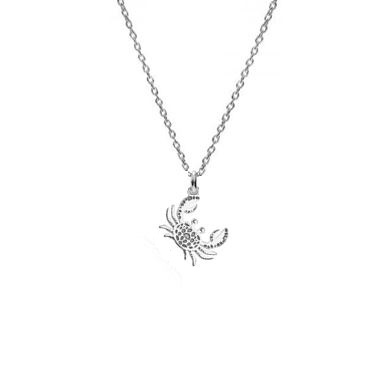SILVER Krabik NÁHRDELNÍK Celebrity Silver Krab