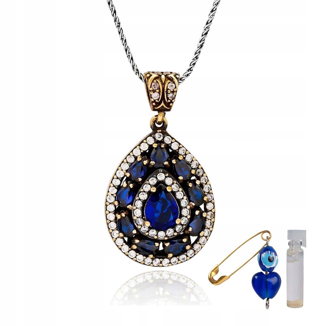 Náhrdelník Silver Oriental Sapphire 925