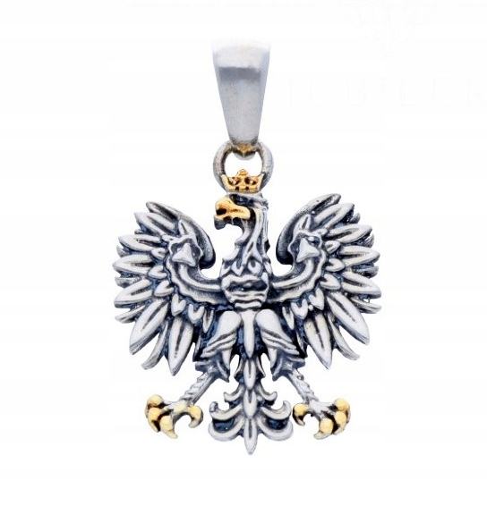 Silver Eagle Pendant Eagle Emble 925 III RP