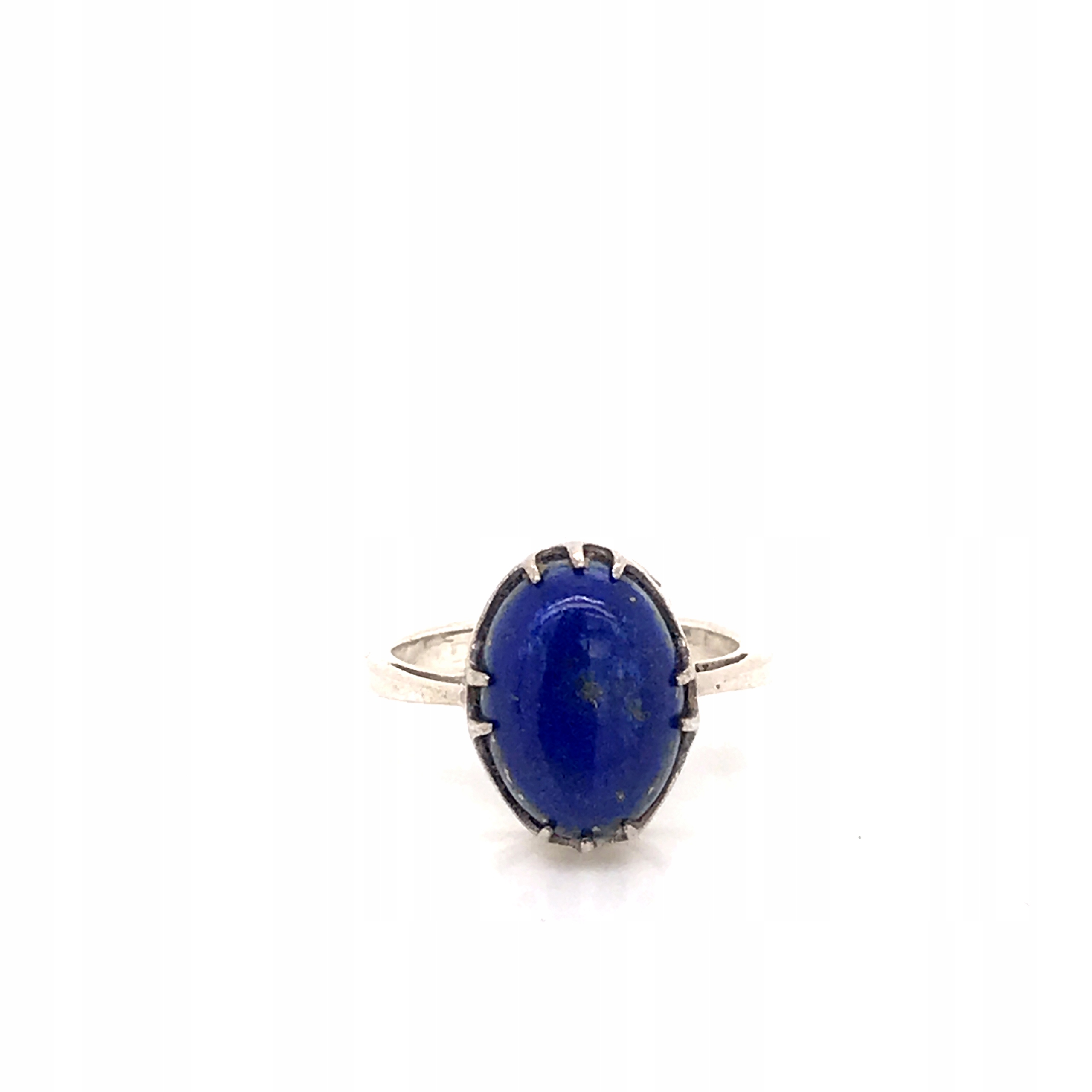 STRIEBORNÝ PRSTEŇ 925 S LAPIS LAZULA R644