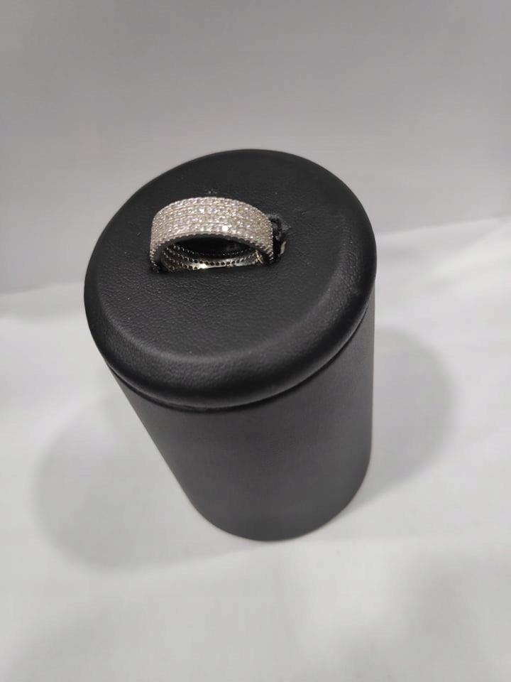 STRIEBORNÝ KRÚŽOK 925 č. 3972 veľkosť 10 KRK