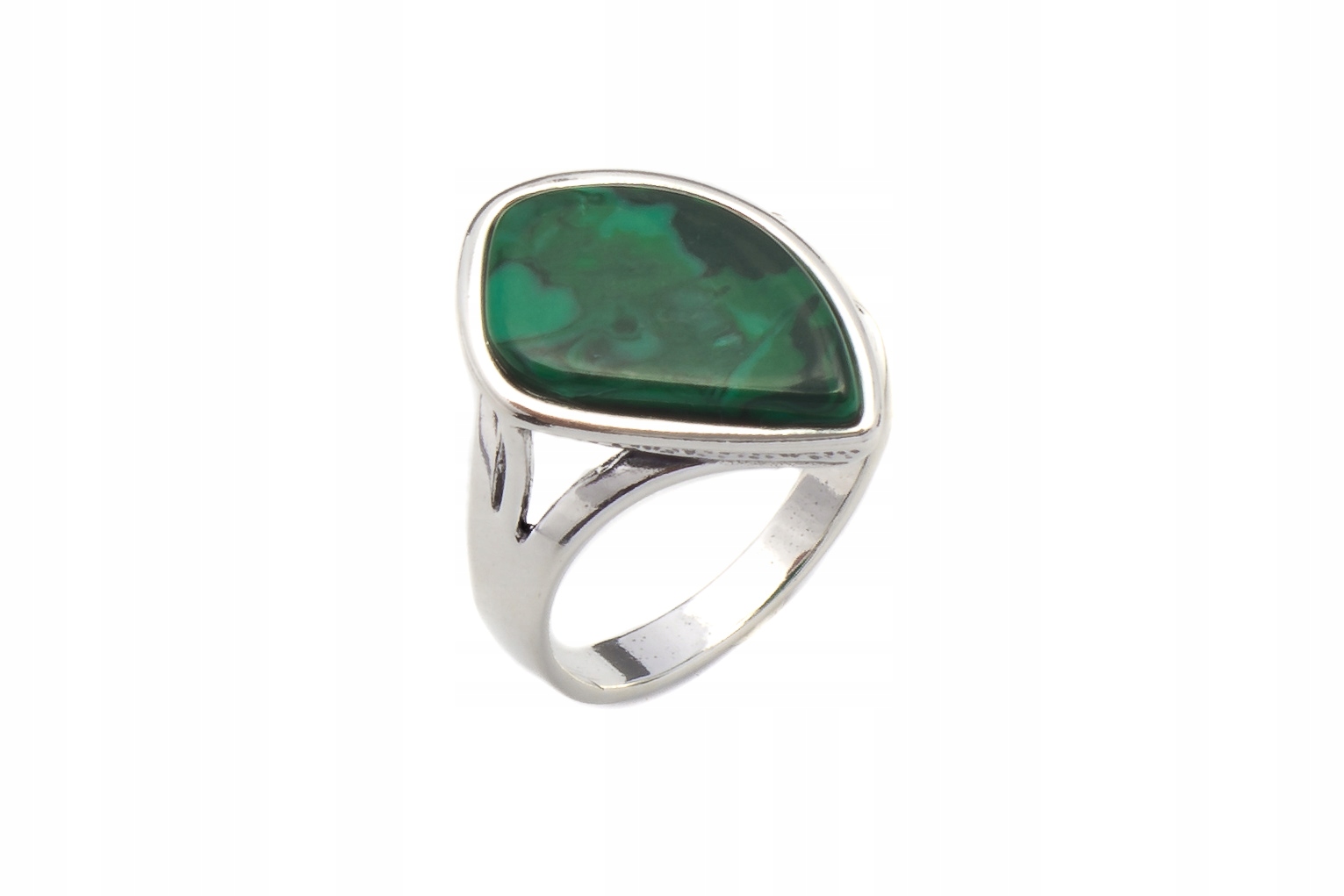 MALACHIT SILVER RING VEĽKOSŤ 13 NOVINKA! !! !!