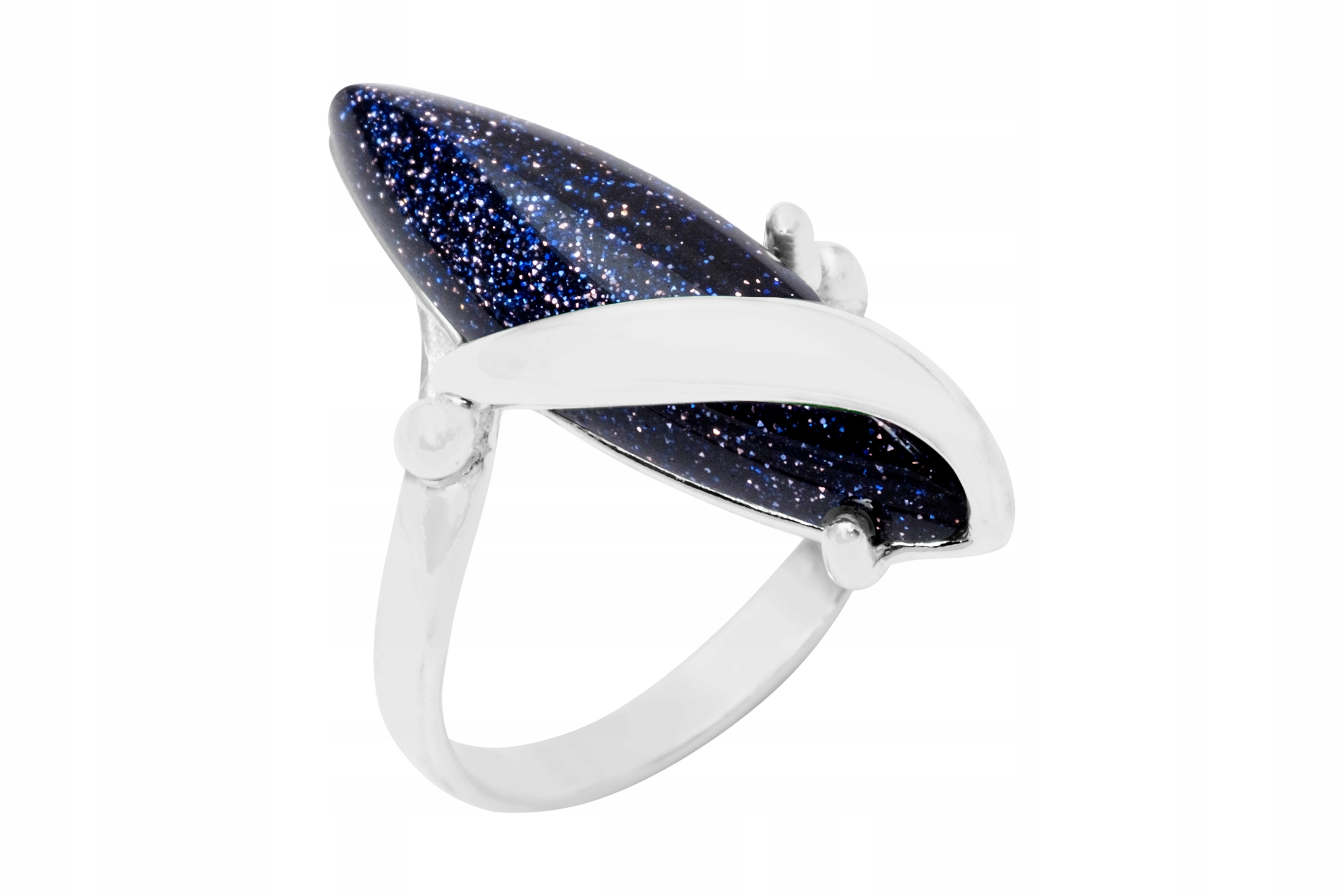 SILVER RING CAIRU NIGHT VEĽKOSŤ 14! !! !! !!