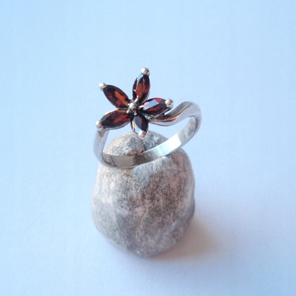 SILVER RING R-11 námornícka modrá