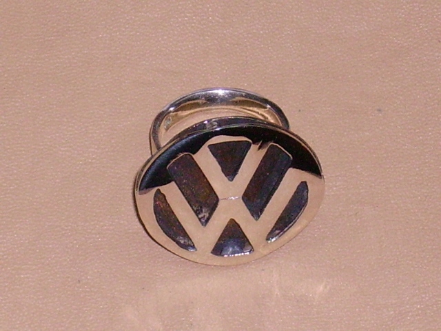 STRIEBORNÝ KRÚŽOK - SILVER 925 - VW - Ručná výroba