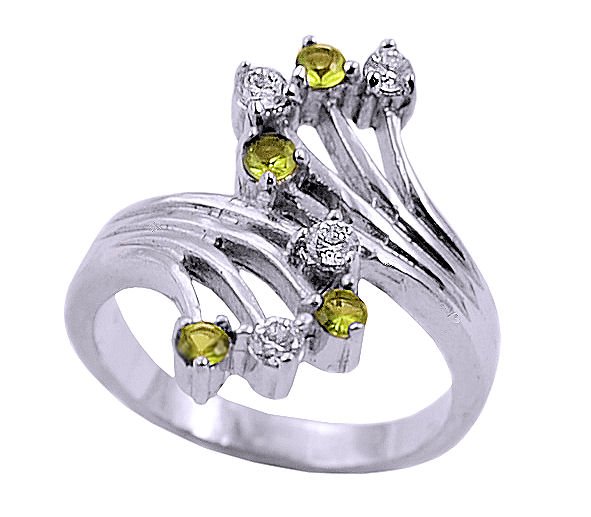 STRIEBORNÝ PRSTEŇ SO ZIRKÓNIOU.SILVER 925 R15
