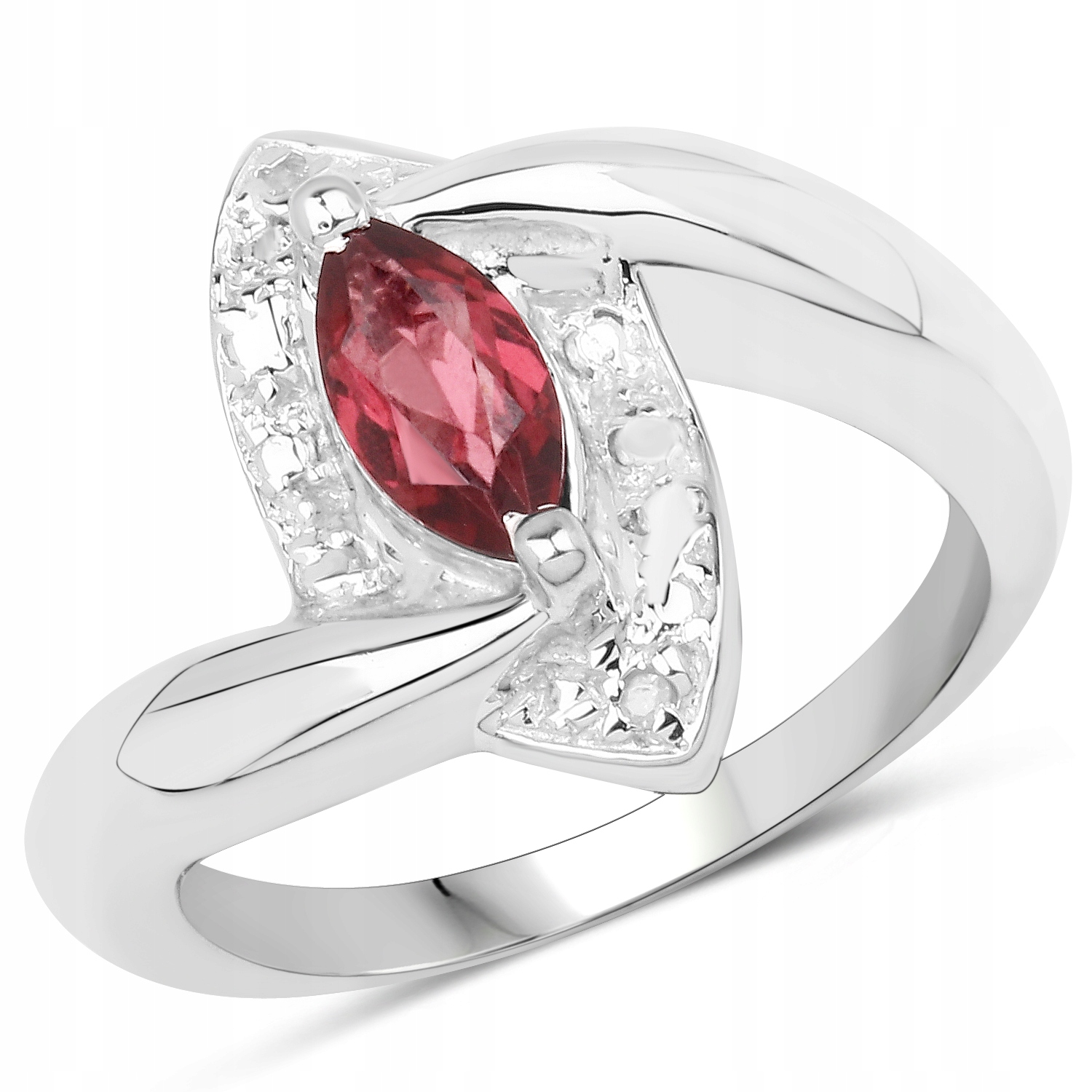 STRIEBORNÝ PRSTEŇ S ÚŽASNÝMI MODRÝMI A DIAMONDAMI