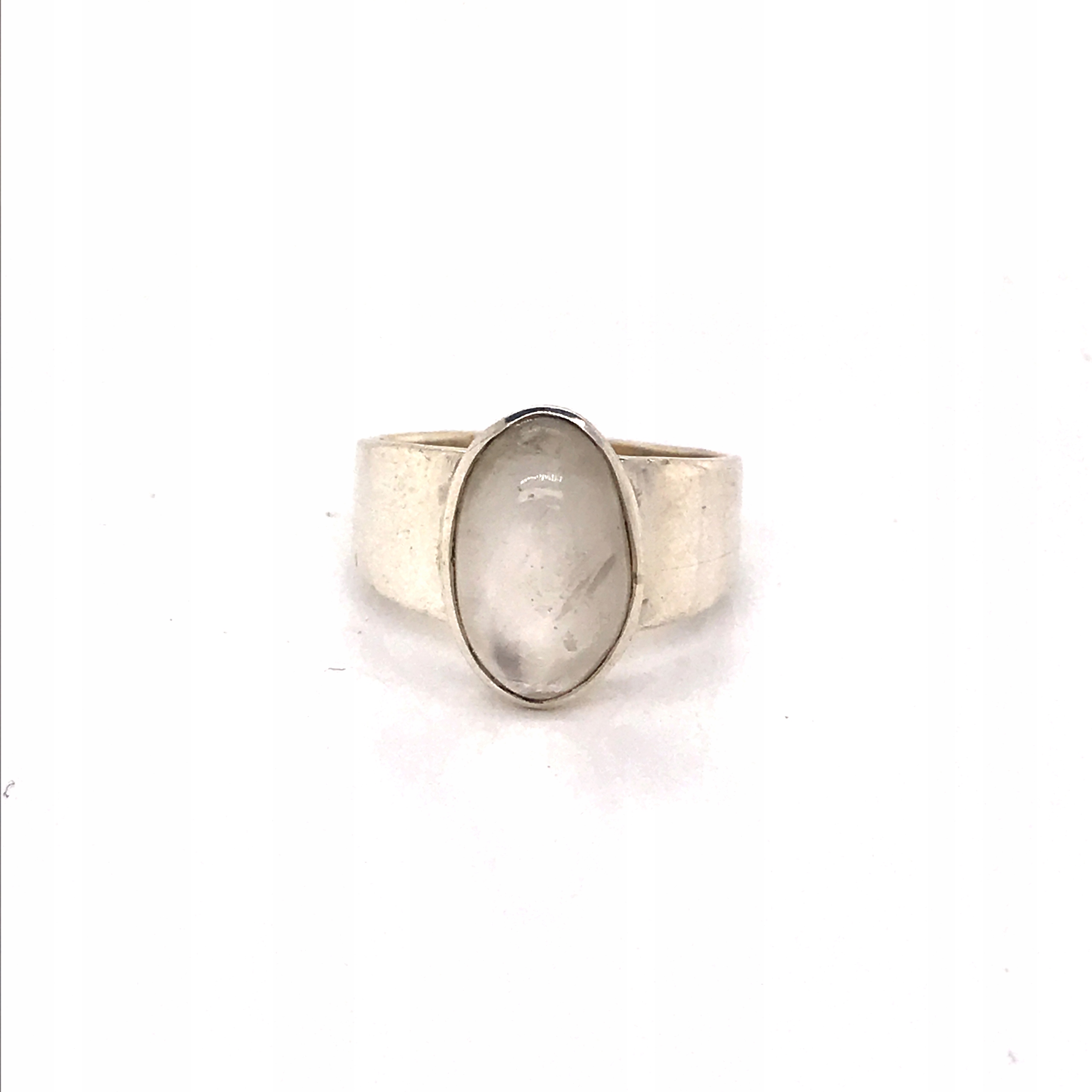 R697 MOUNTAIN CRYSTAL SILVER RING