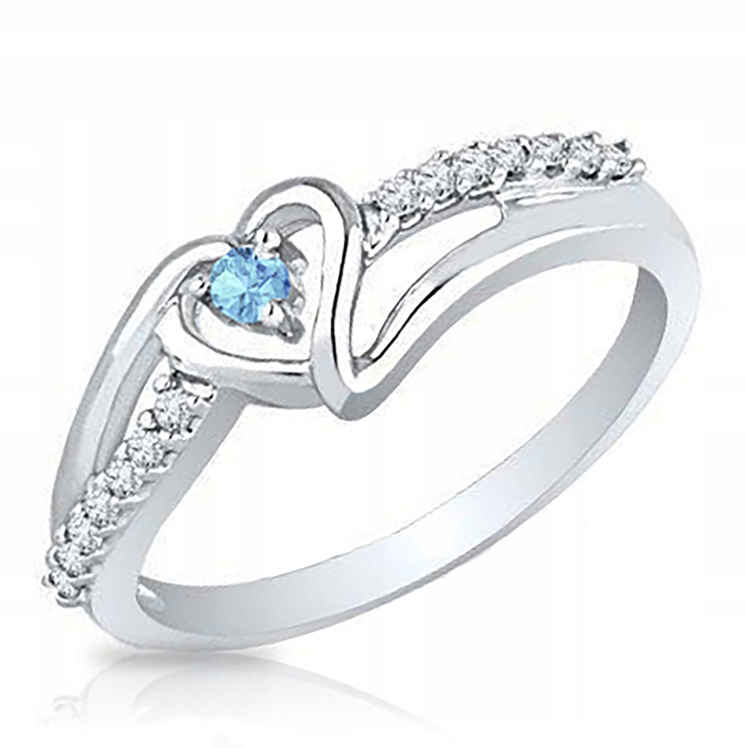 STRIEBORNÝ PRSTEŇ 925 ZIRCONIA R15