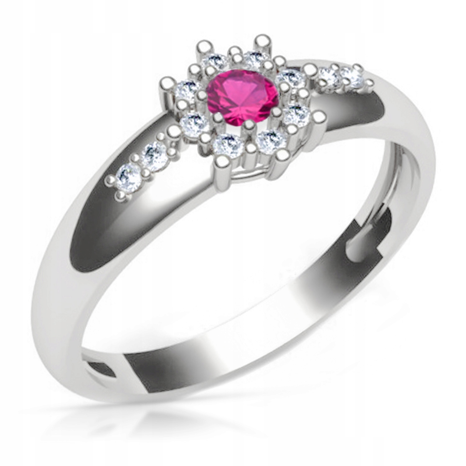 STRIEBORNÝ PRSTEŇ 925 ZIRCONIA R24