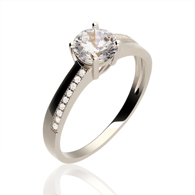 STRIEBORNÝ PRSTEŇ str. 925 R.10 4546 GOLD4U KRK
