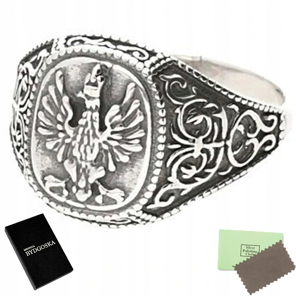 Strieborné mužské vlastenecké orol Silver 925
