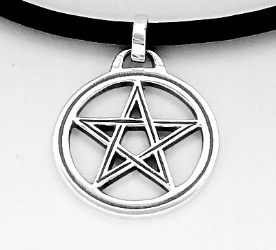 Strieborný prívesok - Pentagram Amulet Pendant 925