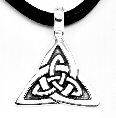 Silver Celtic Wisior - Tripetra - II Silver 925
