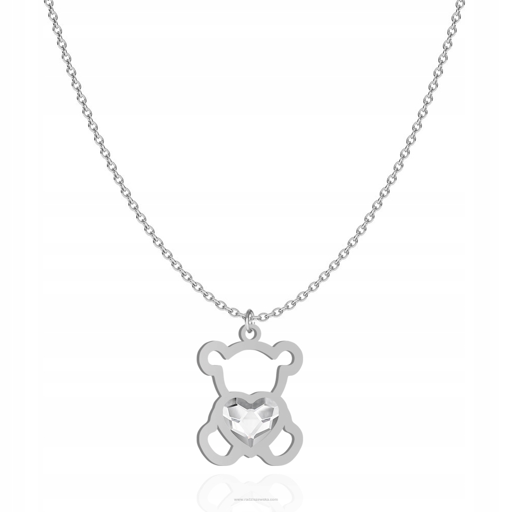 Náhrdelník SILVER BEAR s krištáľom Swarovski