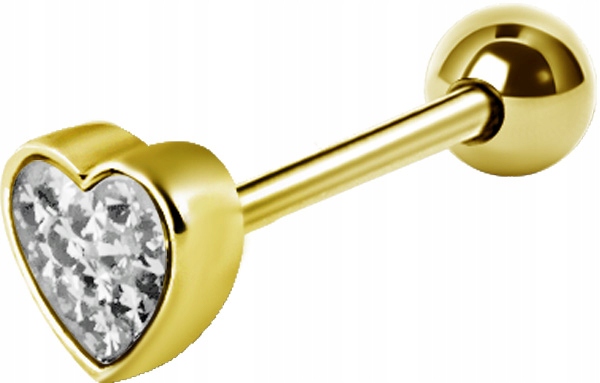 Činka SS316L BG 1,6x12 pre jazyk HEART CZ