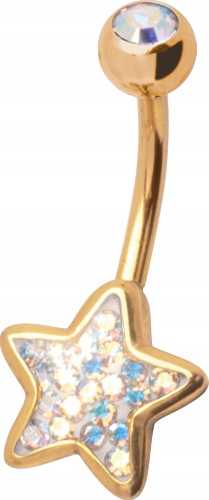 SS316L ZLATÝ pupok krúžok STAR 1,6x10 E