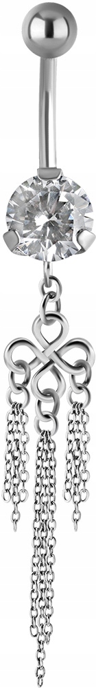 SS316L Pupkový krúžok 1,6x8 ornament m41