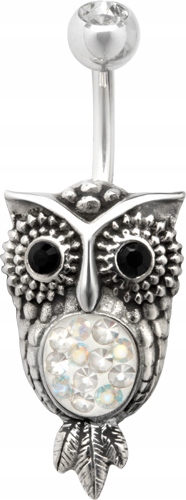 SS316L Pupkový krúžok OWL 1,6x10 A sova