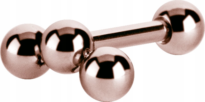 SS316L RG činka 1,2x6 guličiek triplet 3mm špirála
