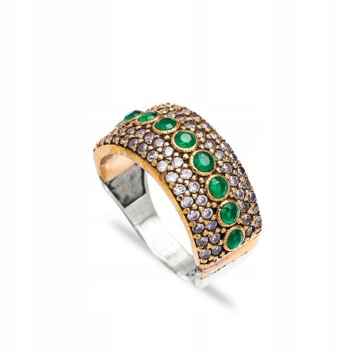 SUBTLE SILVER RING S EMERALDOM