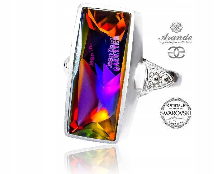 KRÍŽOVICE SWAROVSKI GAULTIER RING SILVER