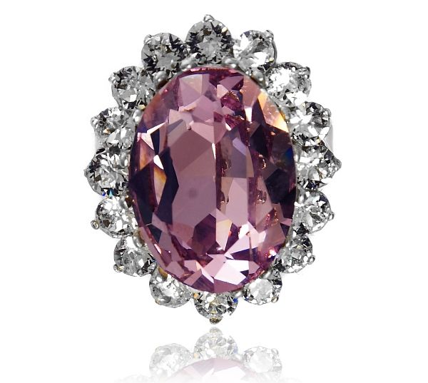 KRÍŠTÁLY SWAROVSKI KRÁĽOVSKÝ PRSTEN AMETYST