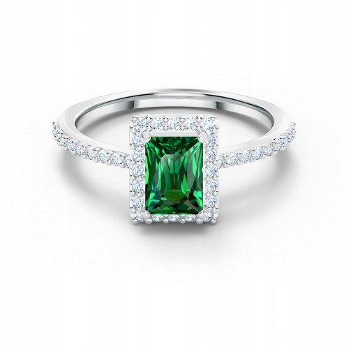 SWAROVSKI - Anjelský obdĺžnikový prsteň, 52