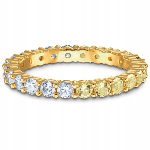 SWAROVSKI - Vittore polo žltý prsteň, 52