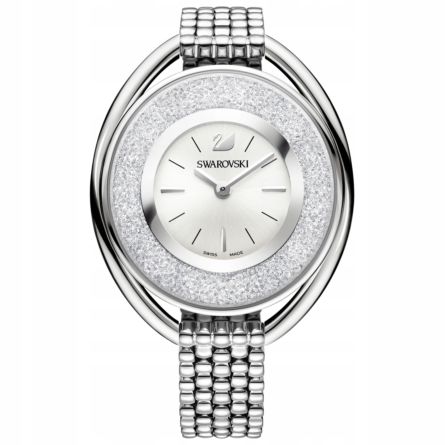 Dámske hodinky -  Swarovski - Kryštalické oválne náramky RHS hodinky