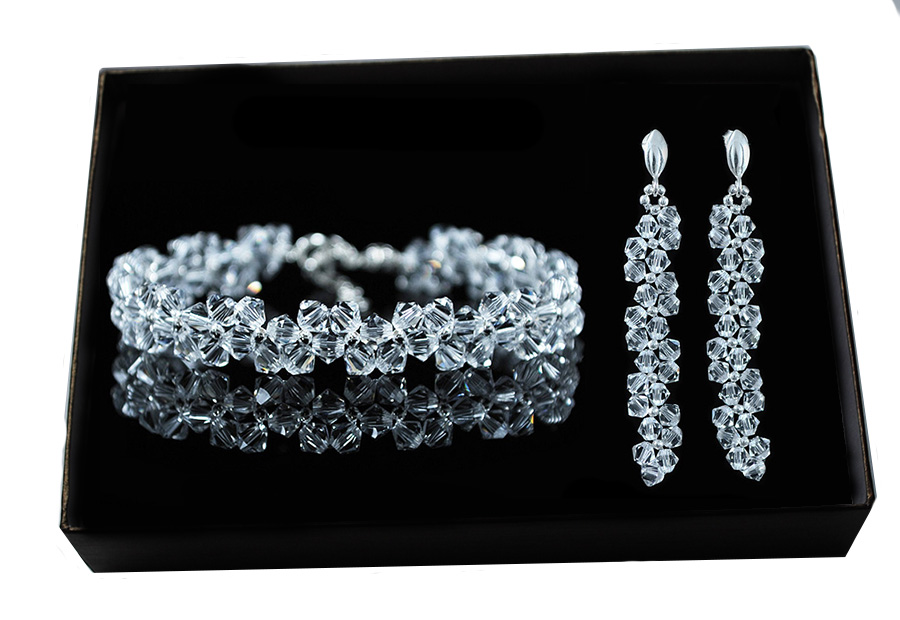 SWAROVSKI strieborná svadobná sada svadobná akcia HIT