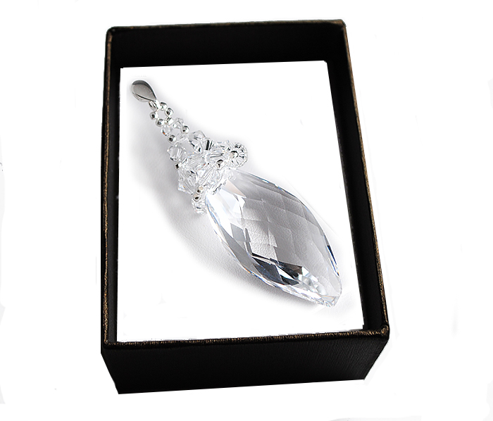 Strieborný prívesok SWAROVSKI VEĽKÝ prívesok na darček