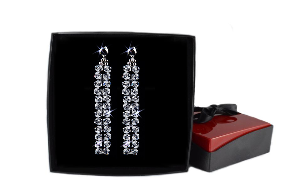 Krištáľové náušnice SWAROVSKI swarowski LONG