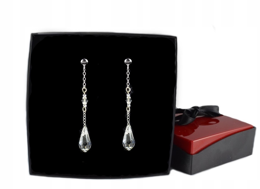 SWAROVSKI swarowski jemné svadobné náušnice svadobné