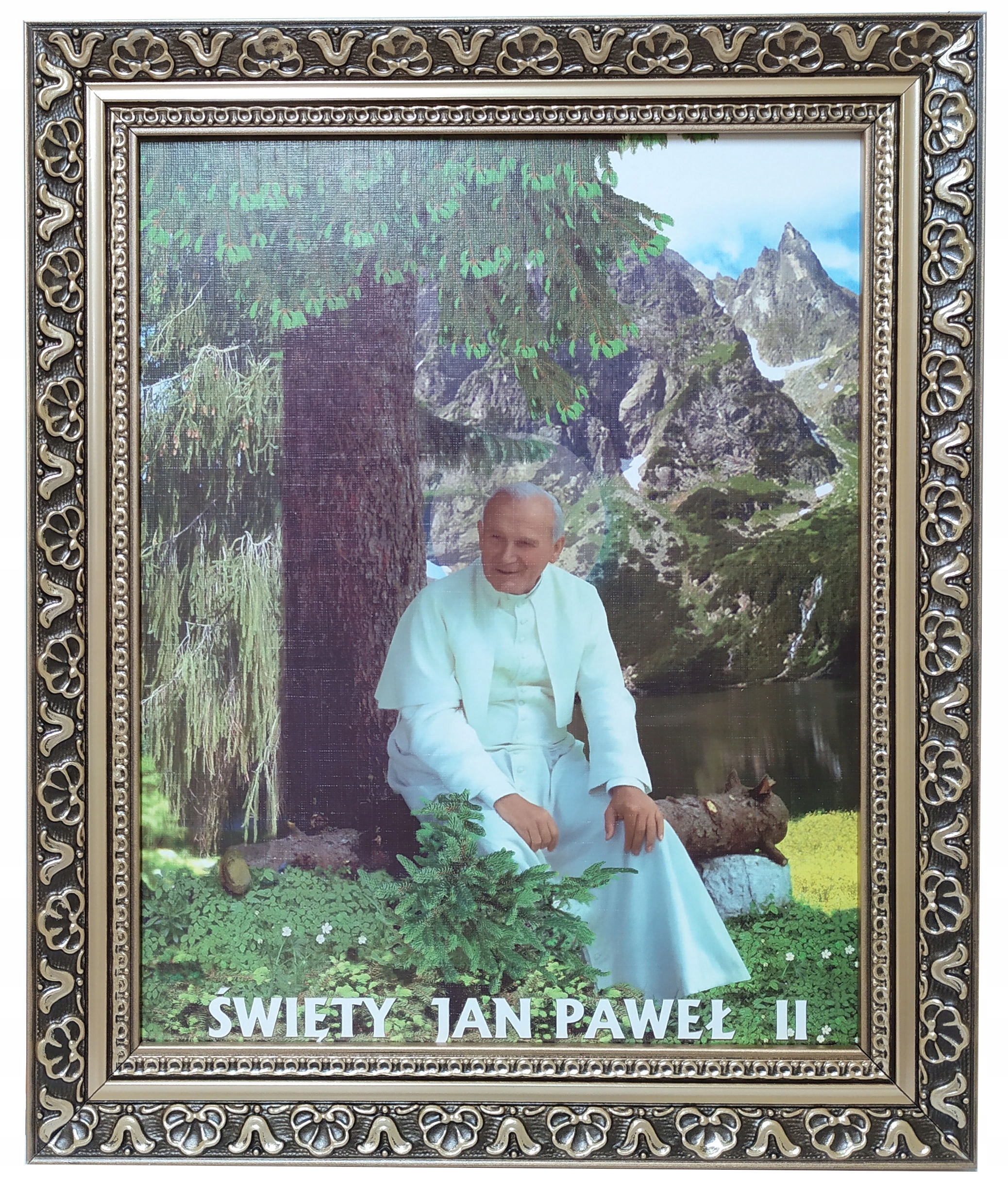 Svätý obraz v rámci 25x30 pápeža Jána Pavla II.